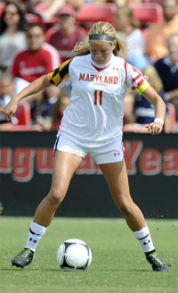 maryland women's college soccer player olivia wagner
