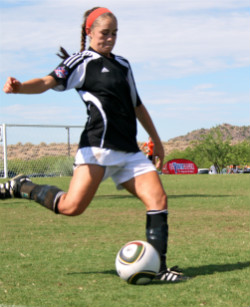 Annaly Ferrell, girls club soccer, brown