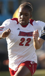 womens college soccer player Christine Exeter Louisville