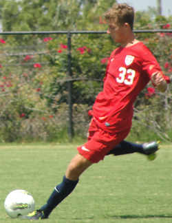 club soccer player Bryce Creegan