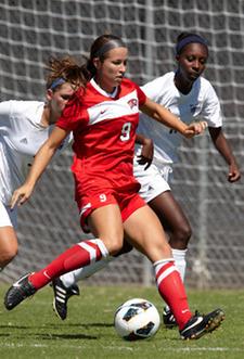 college soccer player unlv jenn wolfe