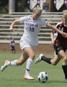 college soccer player Furman freshman Stephanie Devita