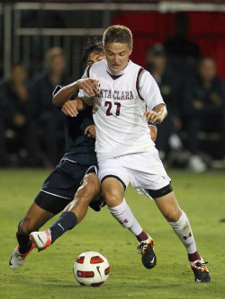 freshman soccer player santa clara ryan masch