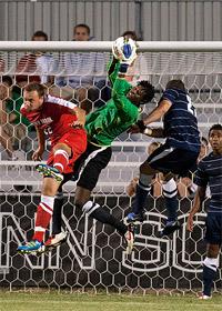 uconn men's college soccer player andre blake