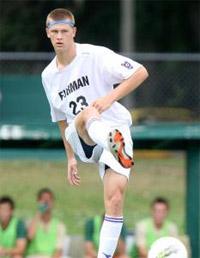 furman men's college soccer player walker zimmerman