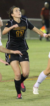 college soccer player Cali Farquaharson