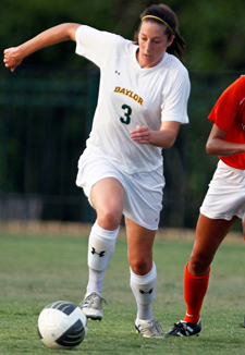 college soccer player Dana Larsen Baylor