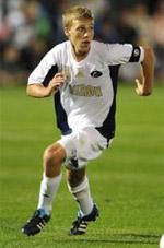 akron men's college soccer player scott caldwell