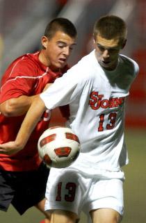 mens college soccer player dom sarle