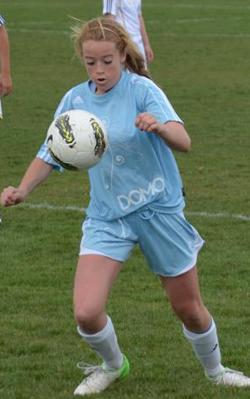 Brittney Porter, girls club soccer, Washington