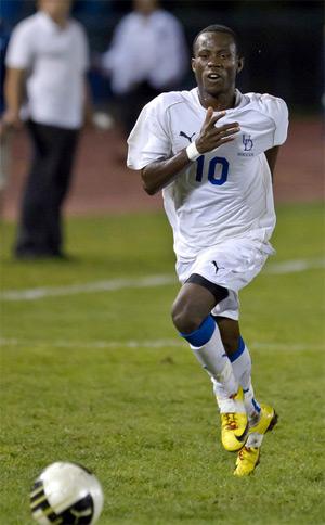 mens college soccer player Evans Frimpong