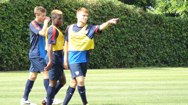 Offense flourishes in U18 MNT scrimmage