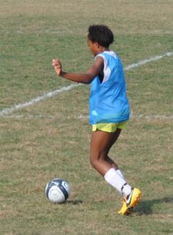 Tziarra King, girls club soccer, TDS Combines