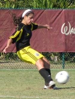 Monica Rios, girls club soccer, Eastern Kentucky