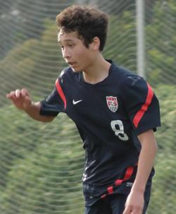 David Portugal, boys club soccer, U15 Boys National Team