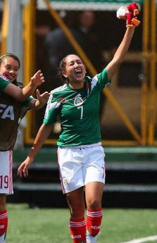 Janae Gonzalez goal celebration