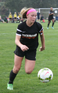 paige franks club soccer richmond united