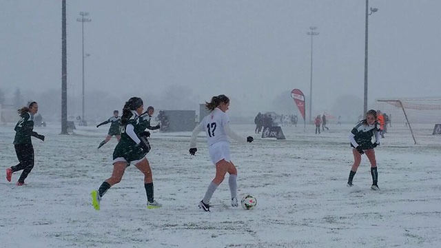 ECNL Dallas: Snow cancels most games