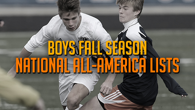 HS Boys: Fall All-America