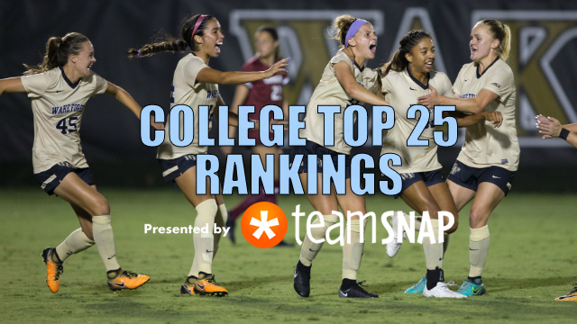 TopDrawerSoccer Women's Top 25: Oct 2