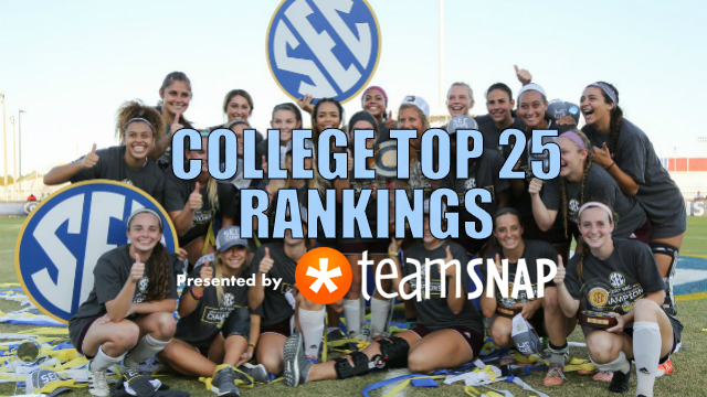 TopDrawerSoccer Women's DI Top 25: Nov. 6