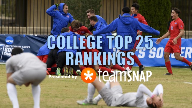 TopDrawerSoccer Men’s DI Top 25: Nov. 20