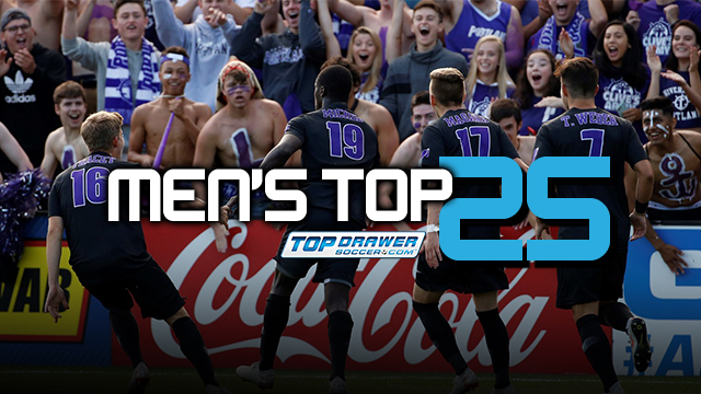 TopDrawerSoccer Men’s DI Top 25: Sept. 17