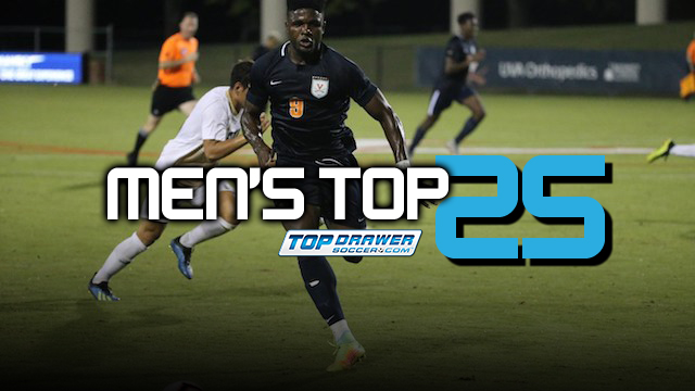 TopDrawerSoccer Men’s DI Top 25: Sept. 24