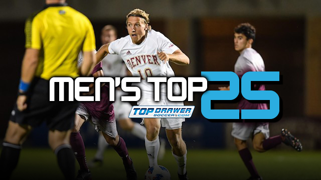 TopDrawerSoccer Men’s DI Top 25: Oct. 8