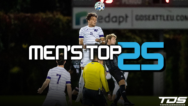 TDS Men's Division I Top 25: Sept. 27