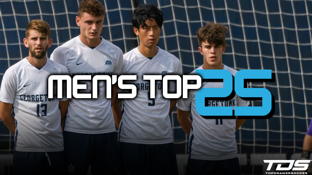 TDS Men's Division I Top 25: October 25