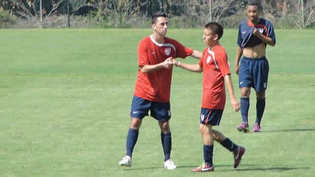 Dillon Serna stars in U18 National Team game