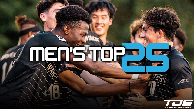 TDS Men's Division I Top 25: September 19