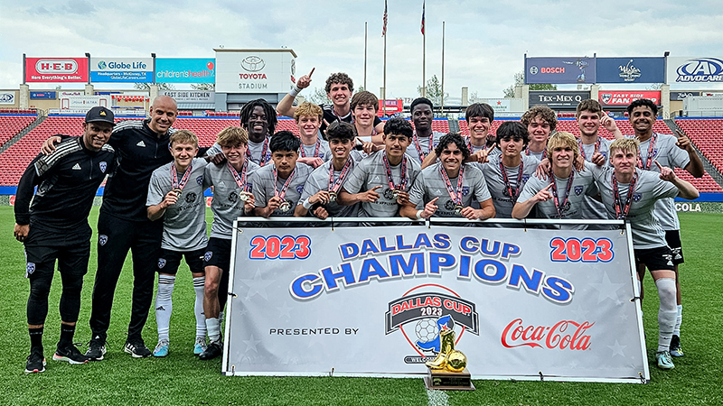 Dallas Cup Crowns 2023 Boys Champions