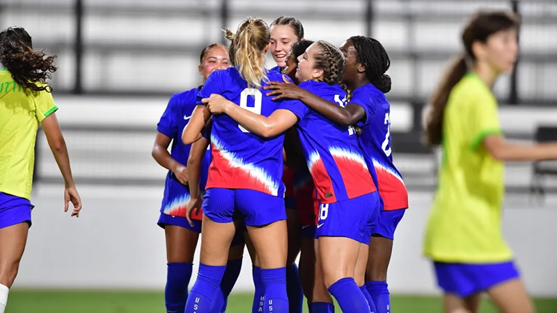 U.S. U17 WNT Defeats Brazil For Second Time