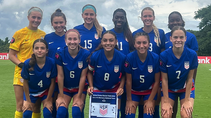 U.S. U15 GNT Beats Haiti to Win Group