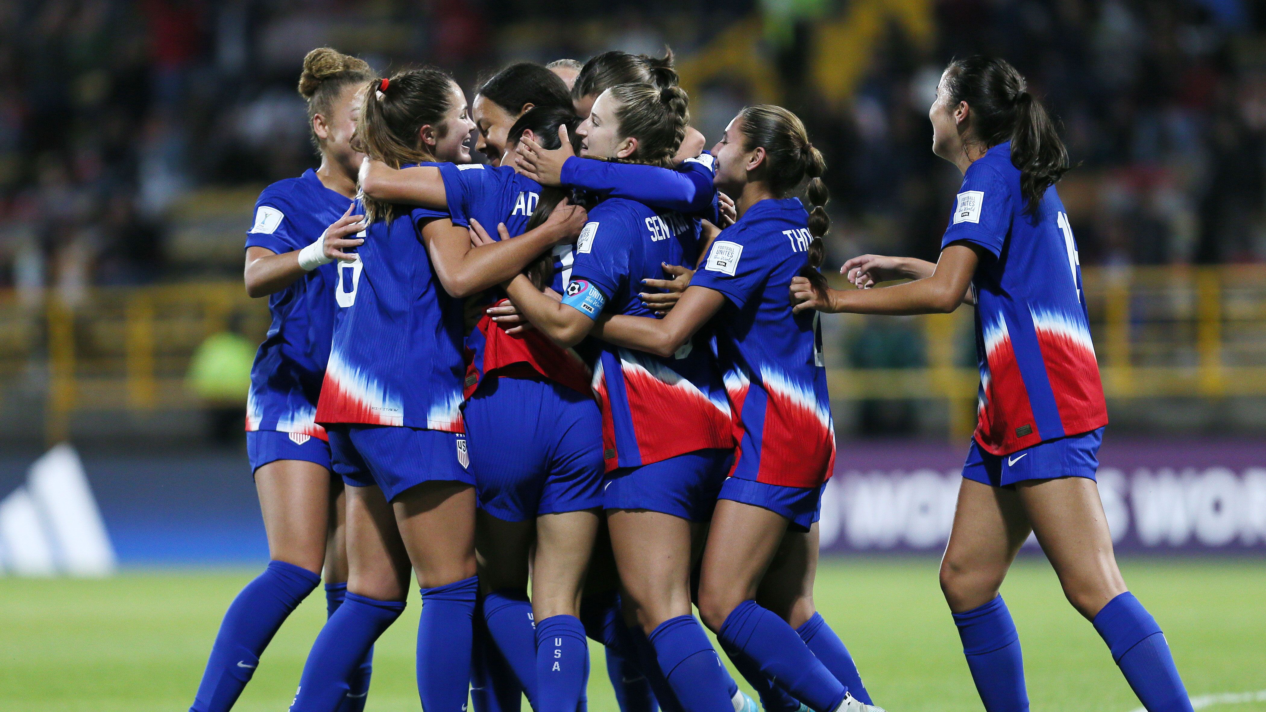 USA Beats Paraguay 7-0 at U20 WWC