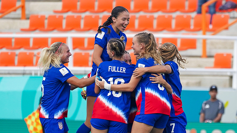 Barcenas Leads U17 WNT to World Cup Win