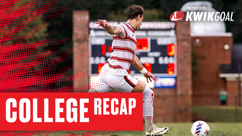 Best of Men's College Soccer Week Ten