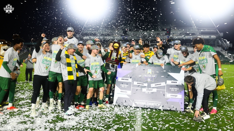 Vermont Wins First College Cup in History