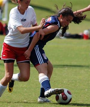 girls club soccer player Caitlin Tongco