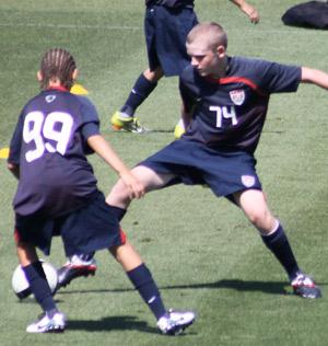 boys youth club soccer players