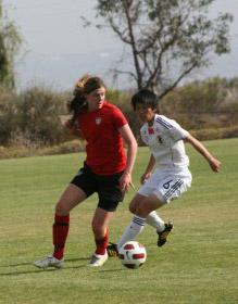 girls club soccer player kelly cobb