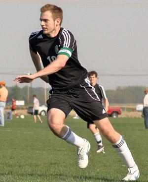 boys youth club soccer player james weber