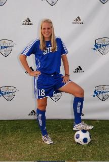 girls club soccer player emily bowman