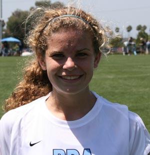 girls club soccer player Daphne Corboz