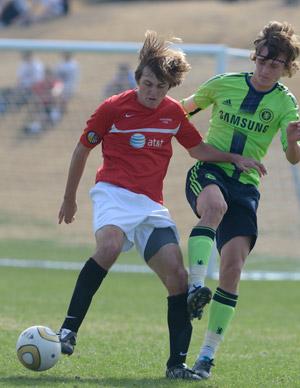 boys youth club soccer player from Concorde Fire vs. Baltimore Bay Chelsea