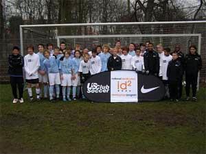 boys youth club soccer players