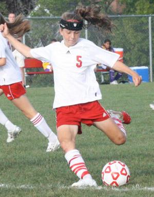 girls youth club soccer player  Tessa Devereaux