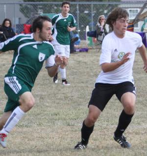 boys youth club soccer players